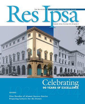 Res Ipsa 90th Anniversary Issue Cover