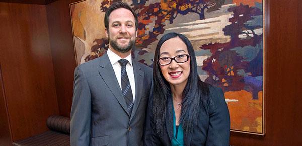 Adam Levine ’15 and Anjela Jae Chun ’06